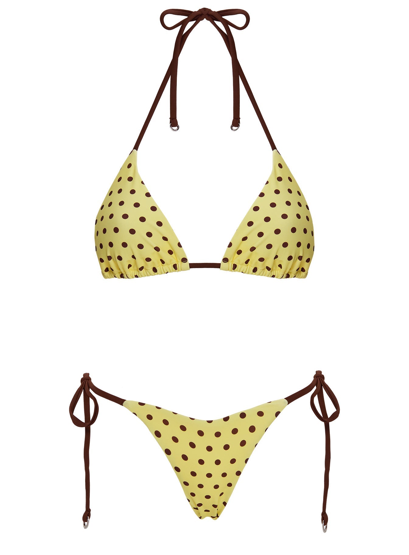 Crispy Bikini Bottoms Yellow / Polka Dot