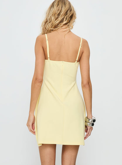 Skarlette Mini Dress Yellow